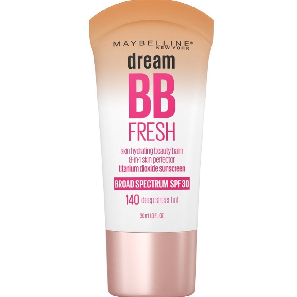 Maybelline Dream Fresh BB Cream 140 Deep Sheer Tint SPF 30 1oz‎ Pack of 2